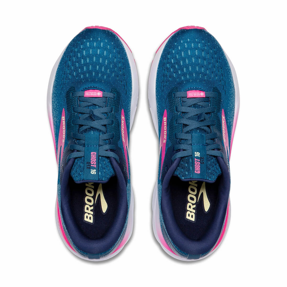 Grab It Now Price Drop Today Brooks Ghost 16 Gtx Womens | Moroccan Blue/Pink/Yellow