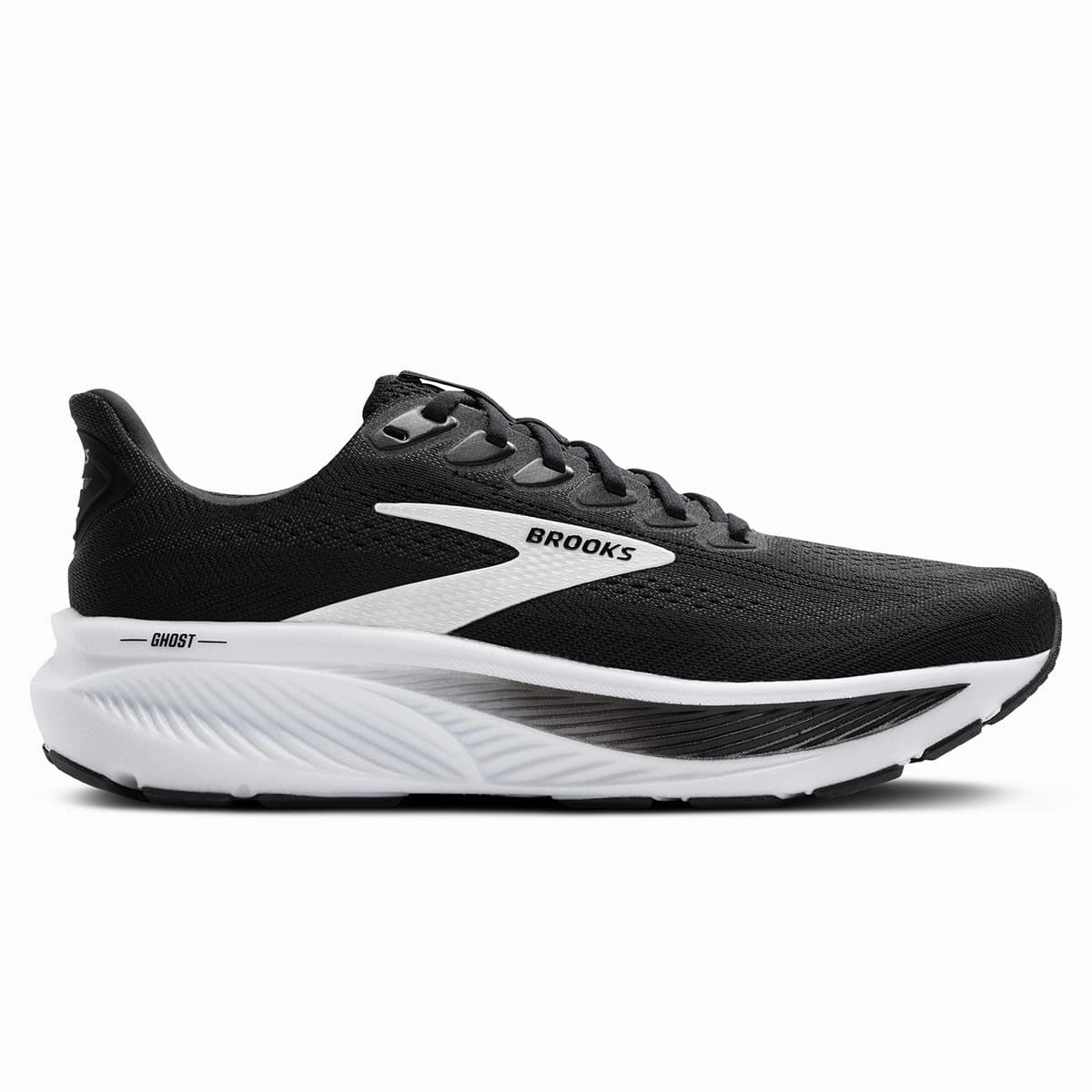 Today Only Discount Brooks Ghost 17 Mens | Black/Grey/White