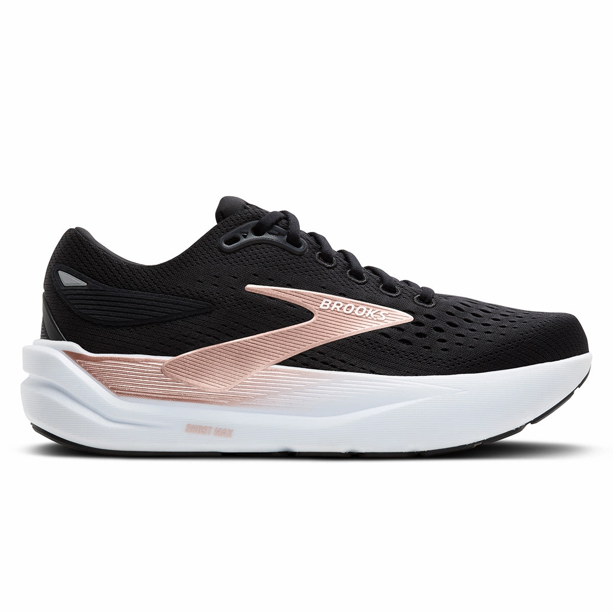 Dont Miss Todays Deal Online Exclusive Steal Brooks Ghost Max 3 Womens | Black/Black/Rose Gold