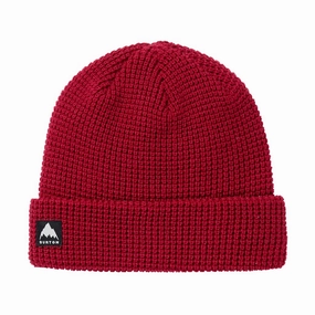 Burton Recycled Waffle Beanie - Deep Red Hot Pick of the Day