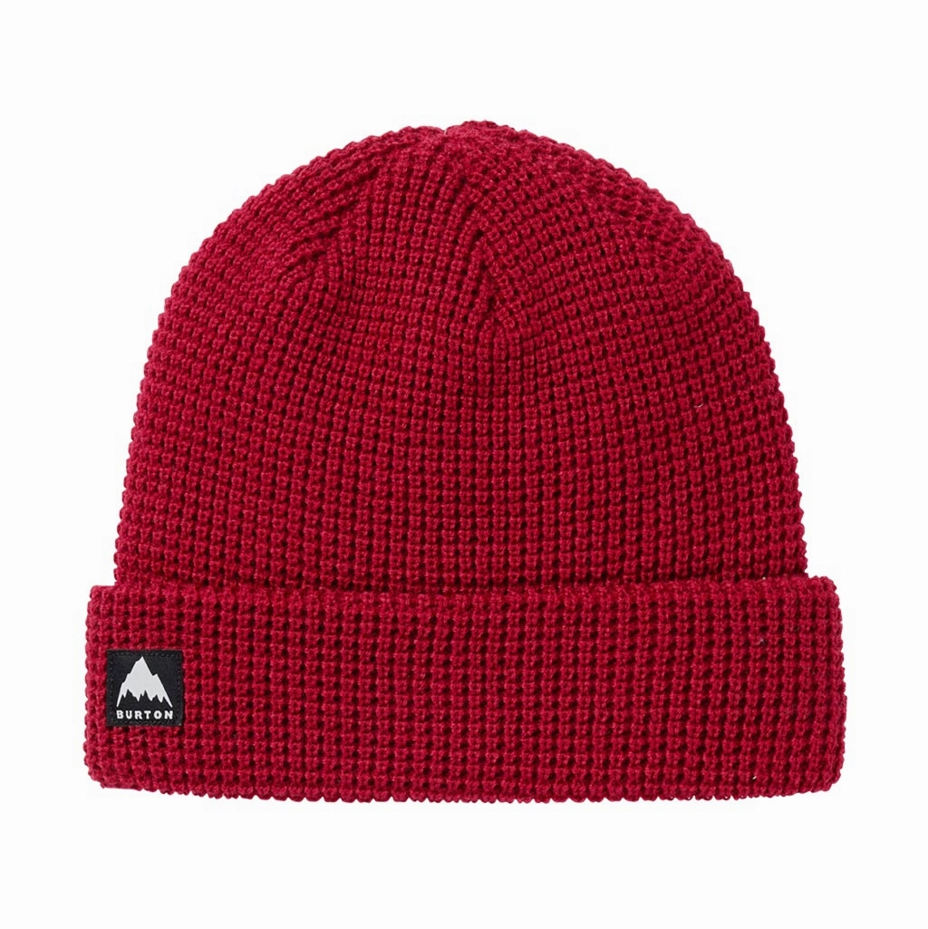 Burton Recycled Waffle Beanie - Deep Red Hot Pick of the Day