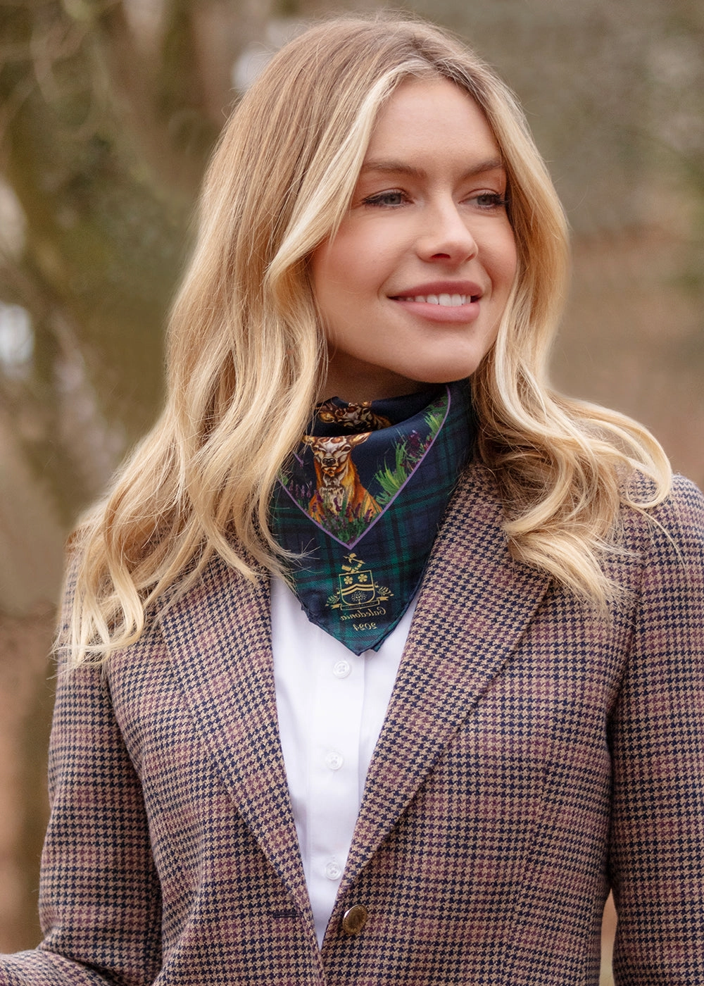 Today Only Hot Pick Todays Hot Pick Caledonia Medium Silk Scarf