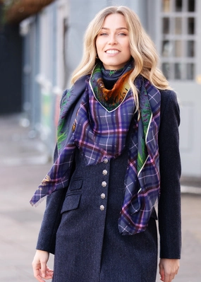 Caledonia Wool Silk Shawl Scarf Hot Clearance Now