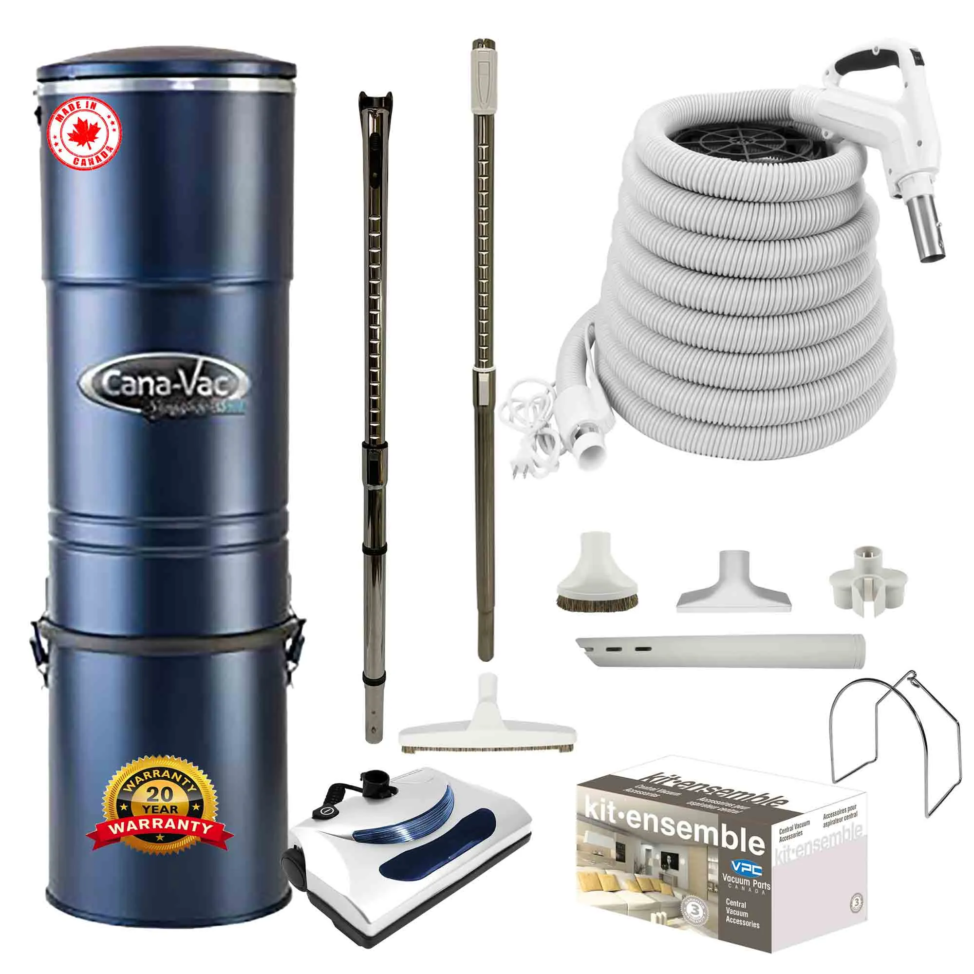 Cana-Vac LS690 Central Vacuum with Basic Electric Package