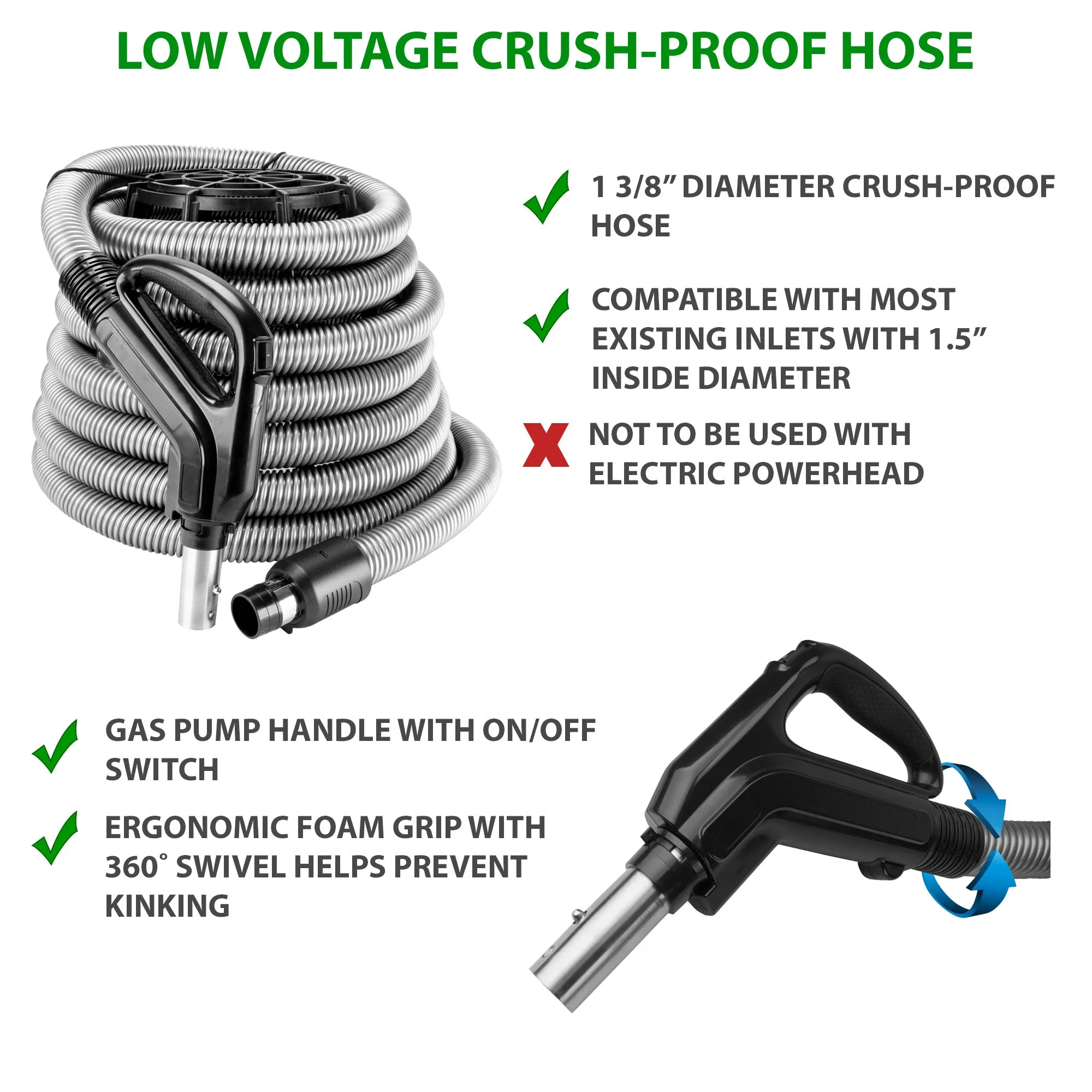 CanaVac ACAN50A Central Vacuum with Basic Electric Package