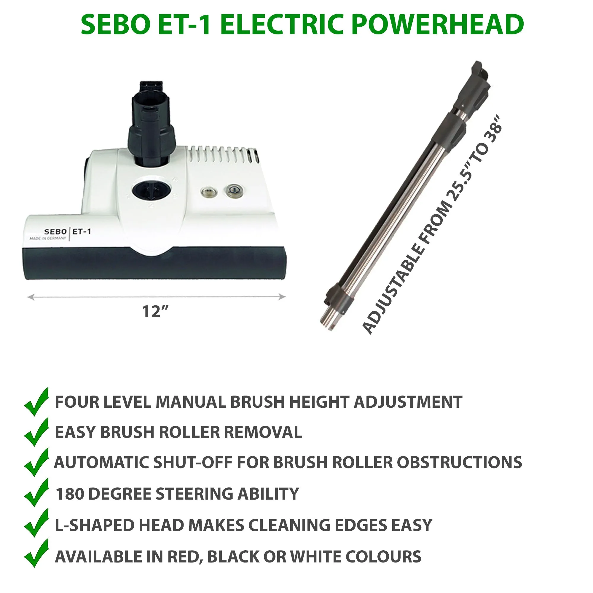 CanaVac ACAN590A Signature Series Central Vacuum with SEBO ET-1 Premium Electric Package