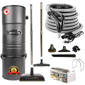 CanaVac ACAN70A Central Vacuum with VPC Premium Powerhead and Ultra Electric Package