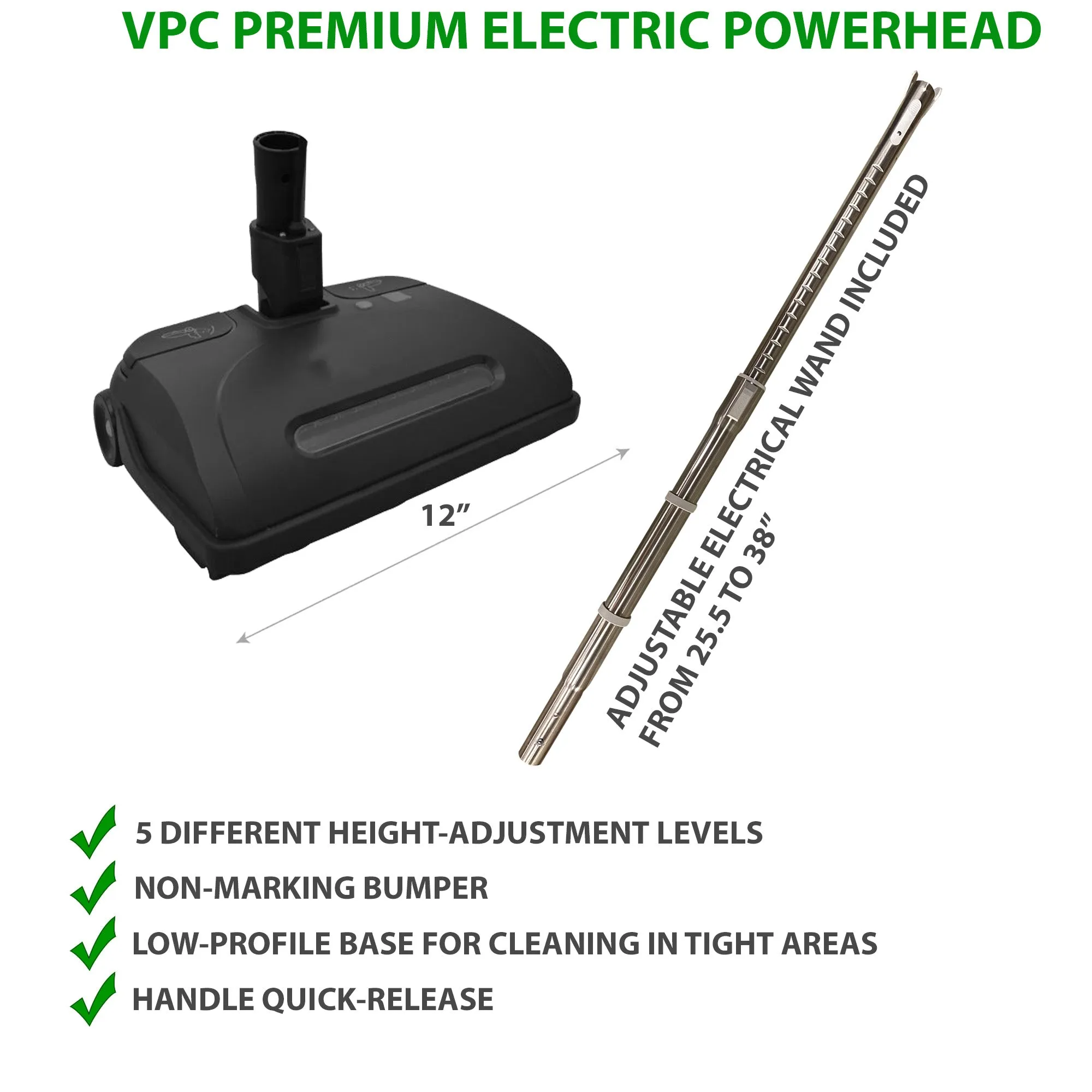 CanaVac ACAN70A Central Vacuum with VPC Premium Powerhead and Ultra Electric Package