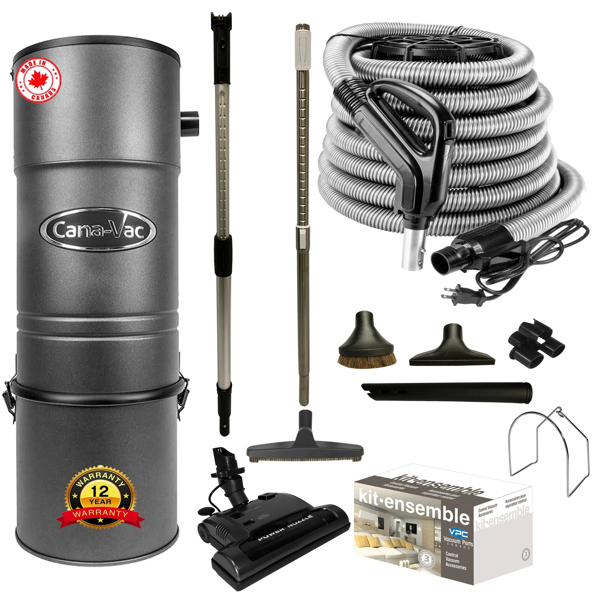 CanaVac CV787 Central Vacuum with Standard Electric Package