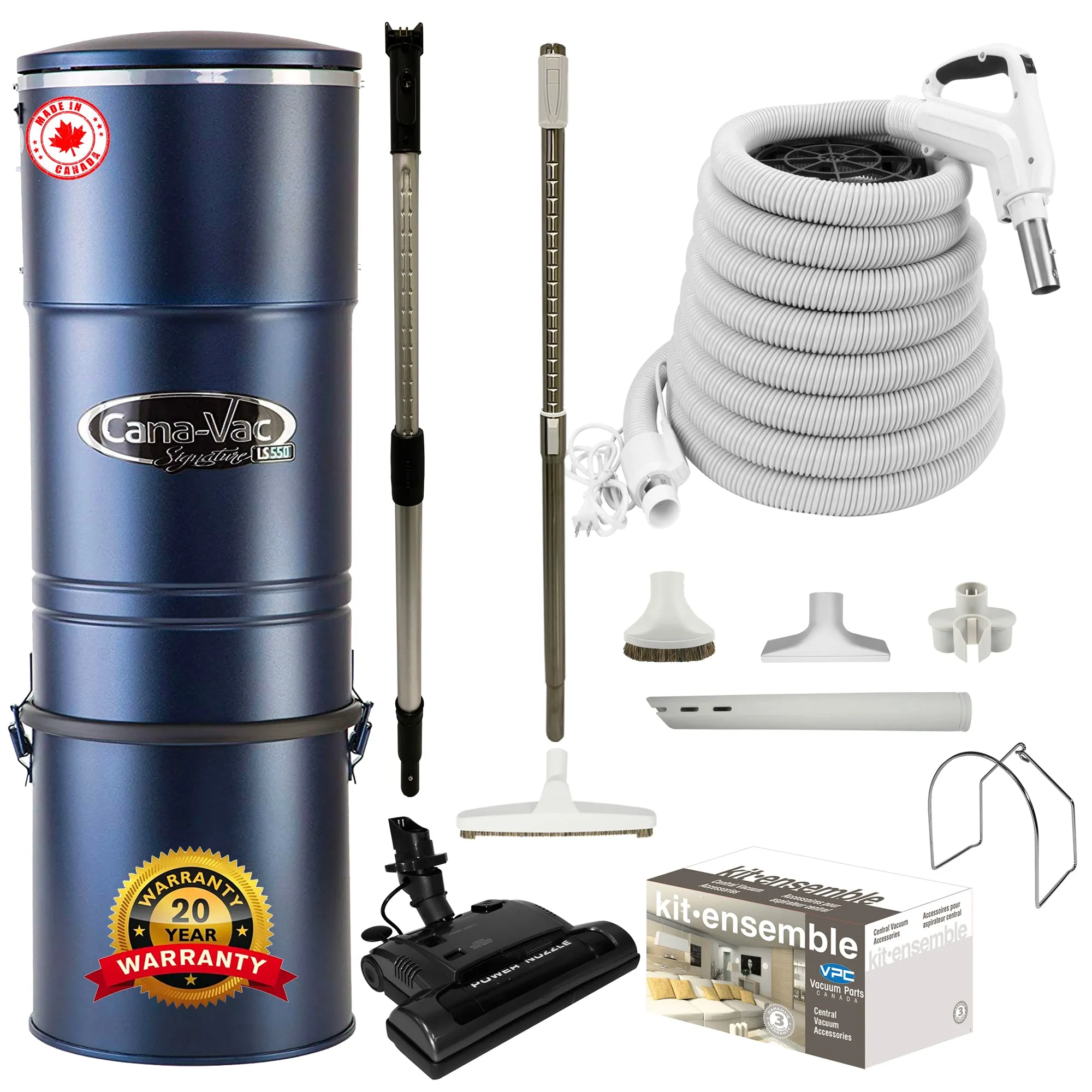 CanaVac LS590 Central Vacuum with Standard Electric Package