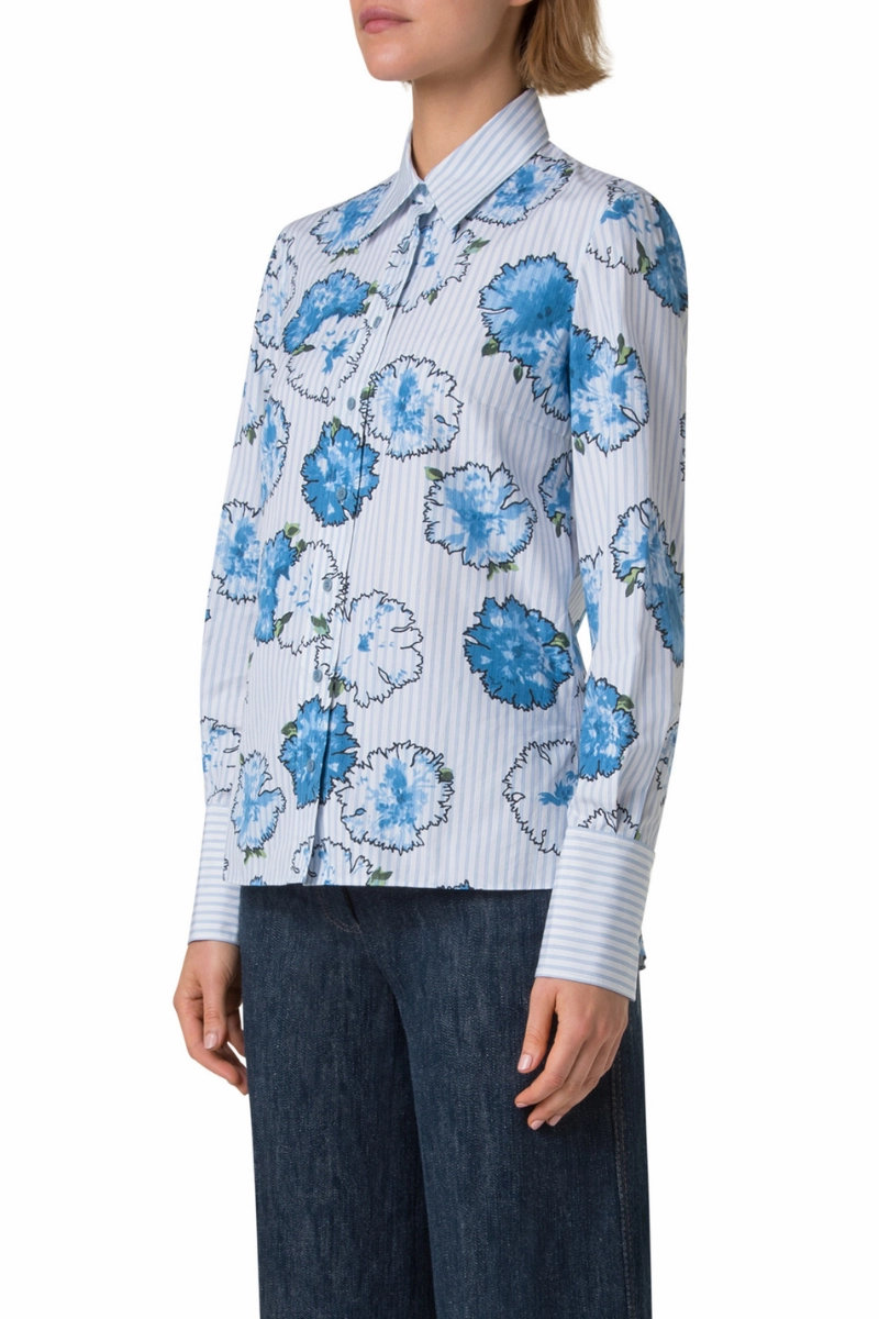 Carnation Print Stripe Shirt Hot Deal Alert