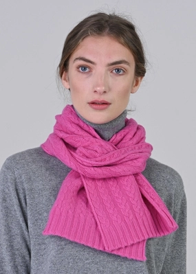 Cashmere Cable Scarf Flash Sale Alert