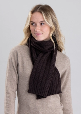 Cashmere Cable Scarf Special Price Today