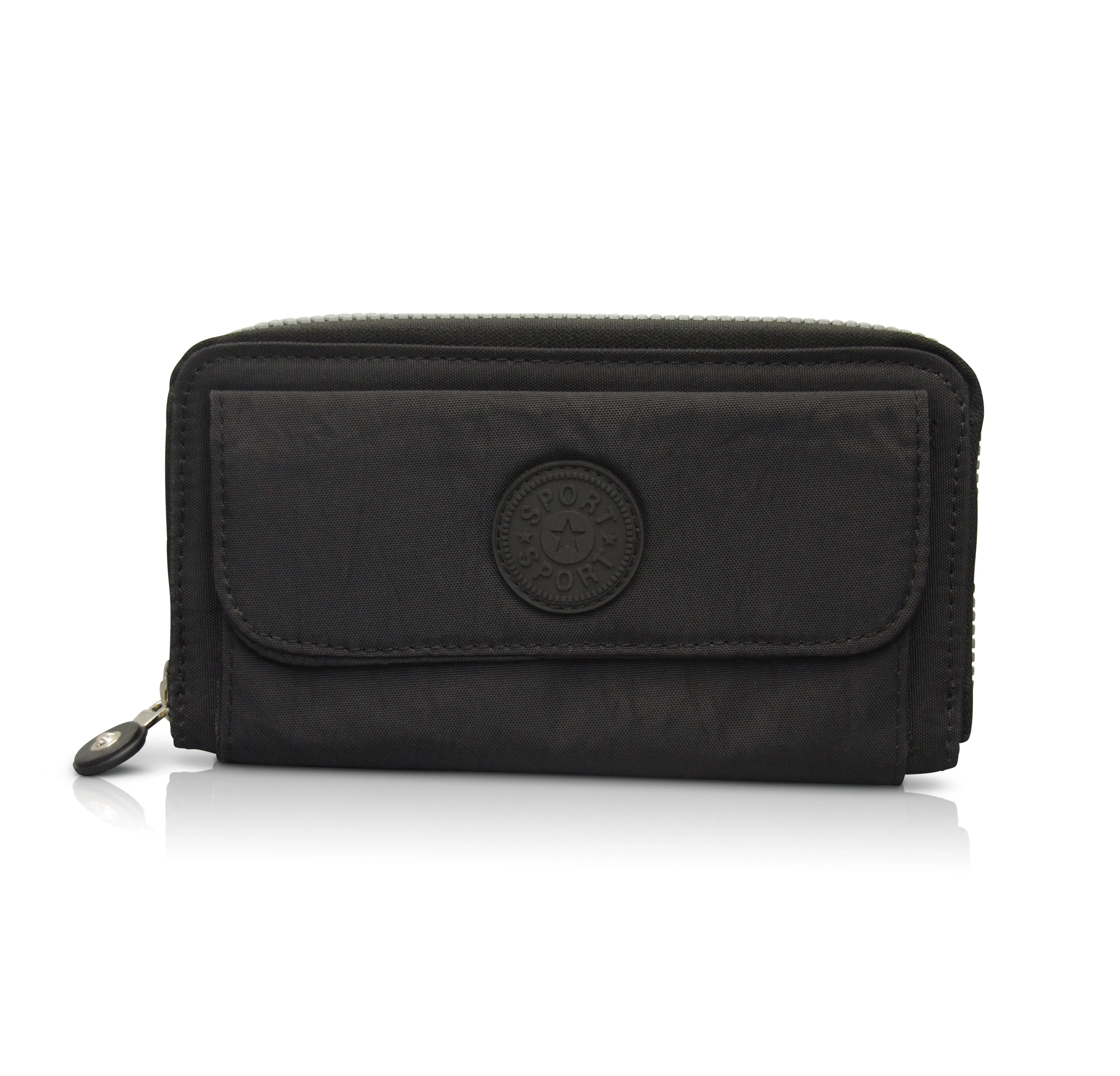 Today Only Steal Hot Clearance Now Cienna - Kp19008 Large Zip Wallet With Phone Pouch - Black