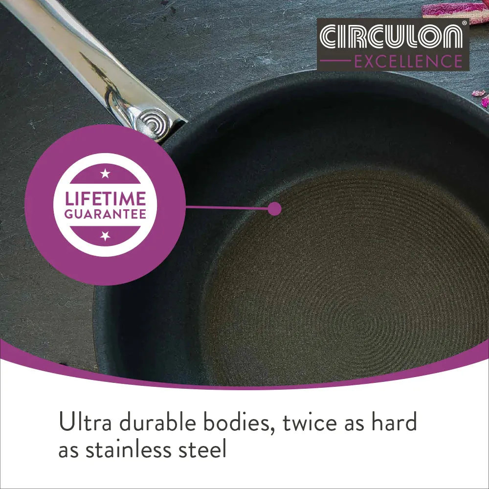 Circulon Excellence 24cm Saut Pan with Lid