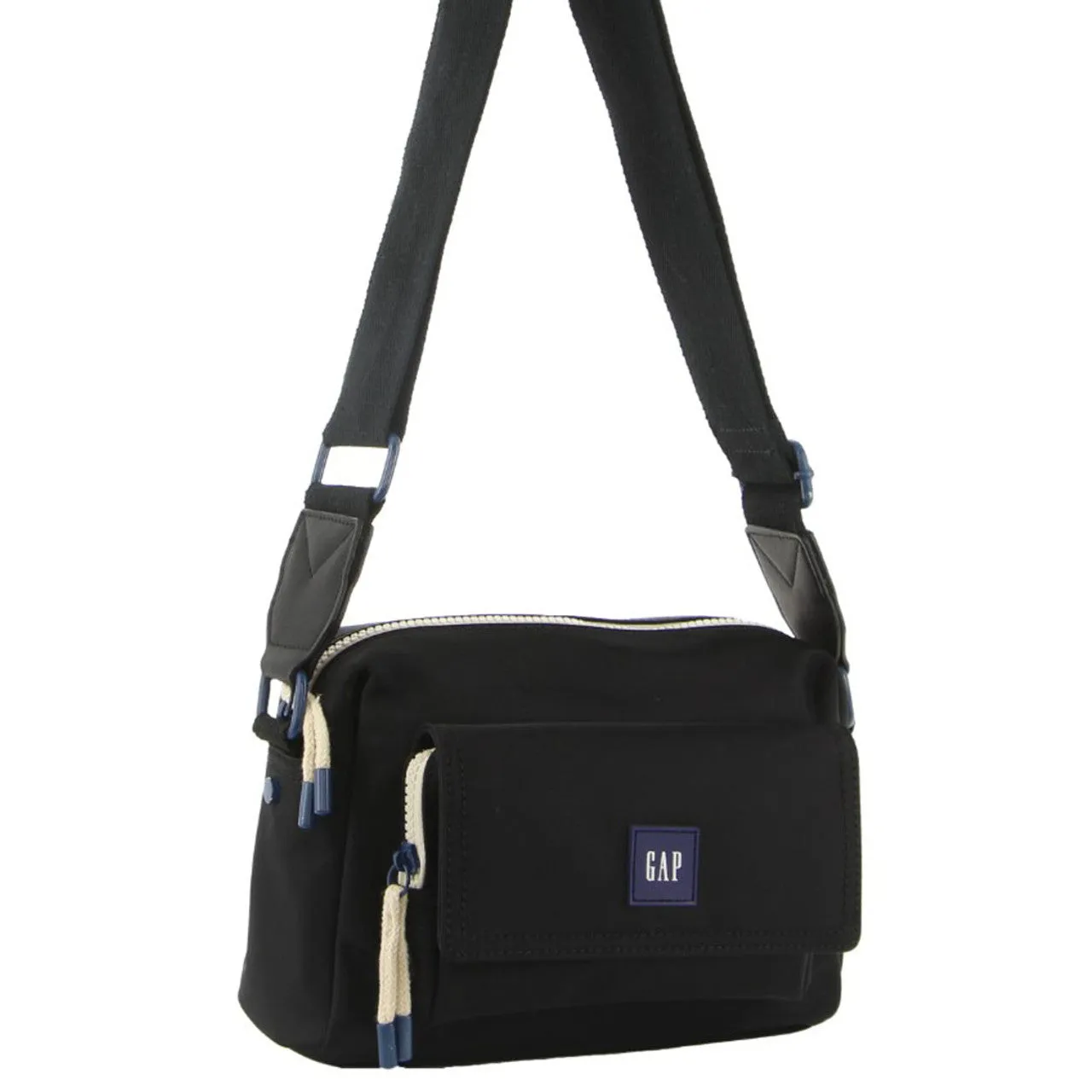 Shop Todays Picks Gap - 10 Nylon Shoulder Bag Front Pocket - Black