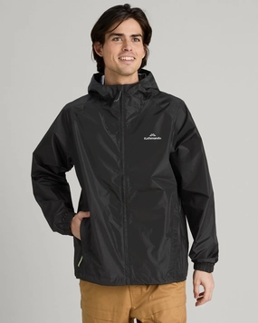 Men'S Pocket-It 2-Layer Rain Jacket - Black Exclusive Hot Pick