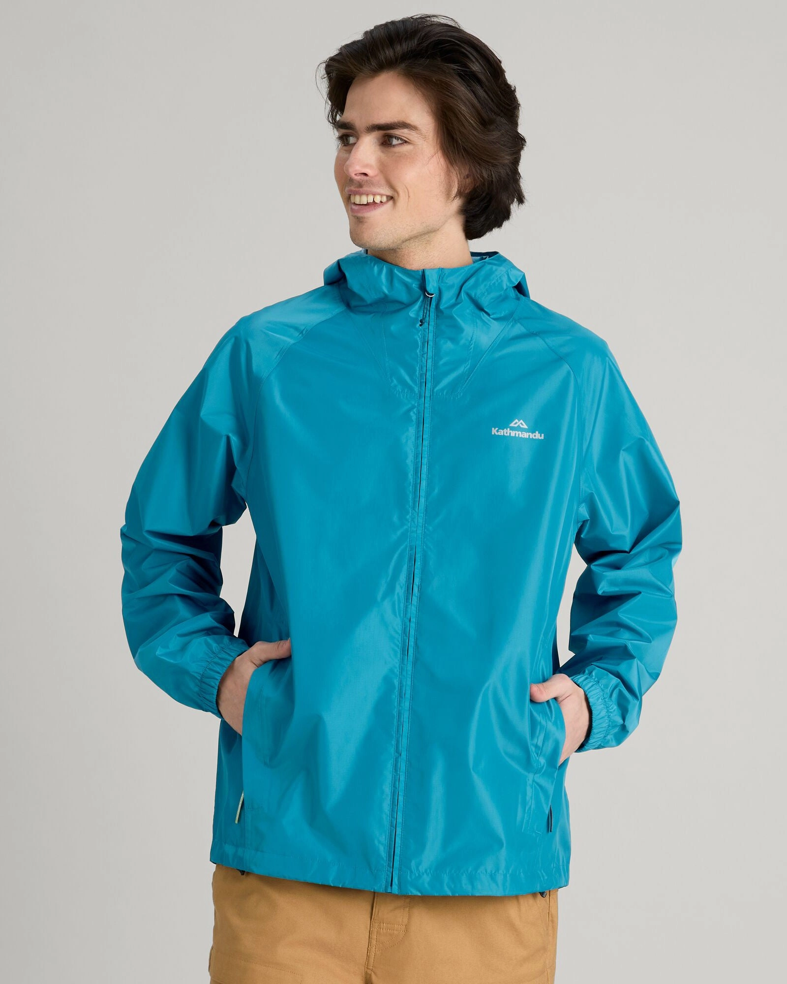 Shop Hot Deals Limited Time Steal Men'S Pocket-It 2-Layer Rain Jacket - Eddy