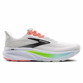 Clearance Event Shop the Savings Now Brooks Ghost 17 Mens | White/Pink Clay/Gecko