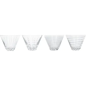 Creative Mikasa Stemless Martini Glasses