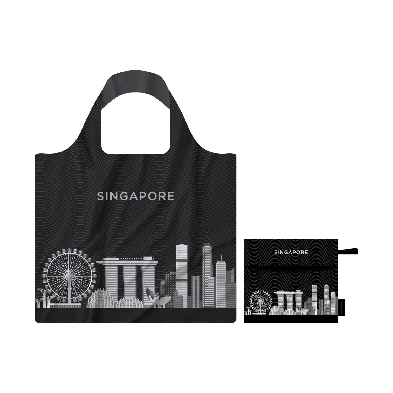 Shop Save Today Crossing Recycled Foldable Tote Bag
