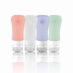 Limited Edition Offer Crossing Silicone Leak Proof Tsa Approved Travel Size Bottles 90Ml (4 Pack)