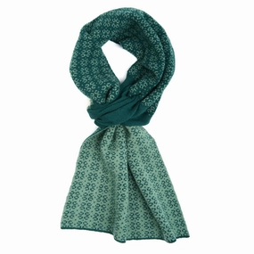 Grab Todays Deal Limited Time Discount Dark Green Neck Warmer With Micro Pattern