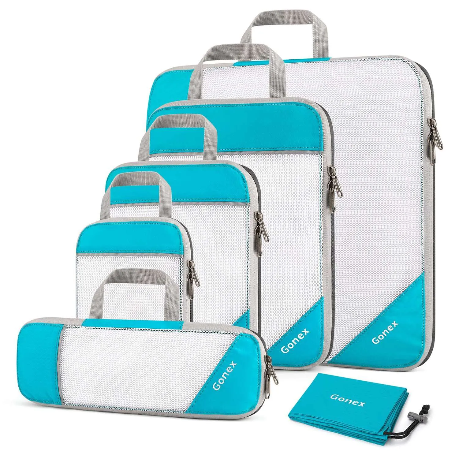 Gonex Compression Packing Cubes, Extensible Storage Mesh Organizers Hot Pick of the Day Clearance Event Alert