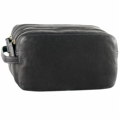 Derek Alexander Leather Derby Double Zip Toiletry Travel Kit Limited Stock Deals Dont Miss This Steal