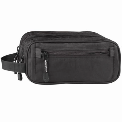 Derek Alexander Nylon Toiletry Bag Two Top Zip Today Only Steal