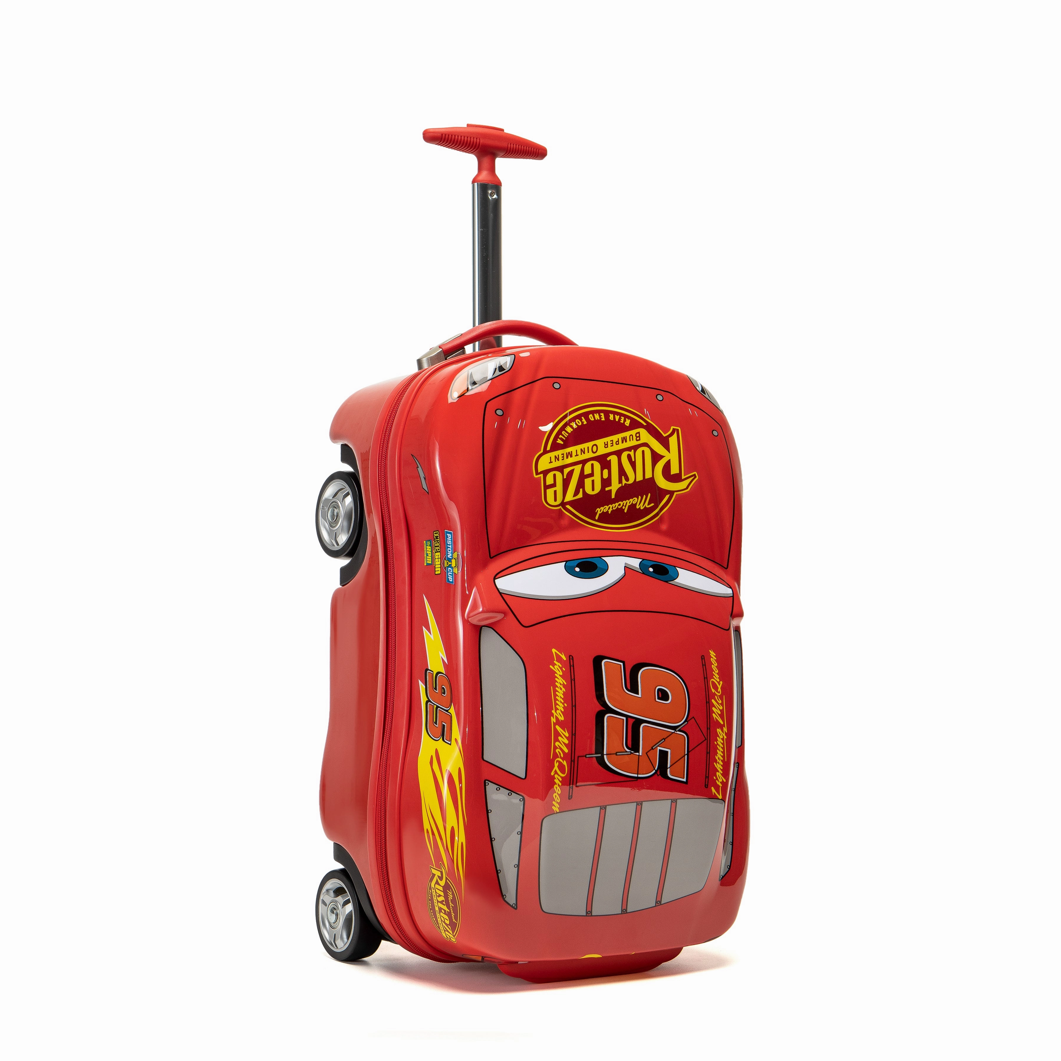 Disney - Lightning Mcqueen Dis122 19In Small 4 Wheel Hard Suitcase Limited Time Hot Deal