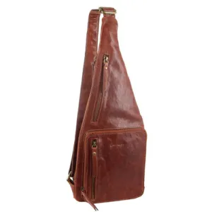 Flash Sale Alert Now Pierre Cardin Rustic Leather Sling Bag Pc3299 Ches/Mahog