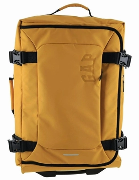 Limited Stock Offer Grab It Now Gap -41C 48Cm Cabin Soft Upright 2 Wheel Trolley Duffle - Yellow
