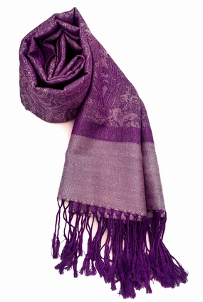 Pashmina Lilac/White Hot Sale Today