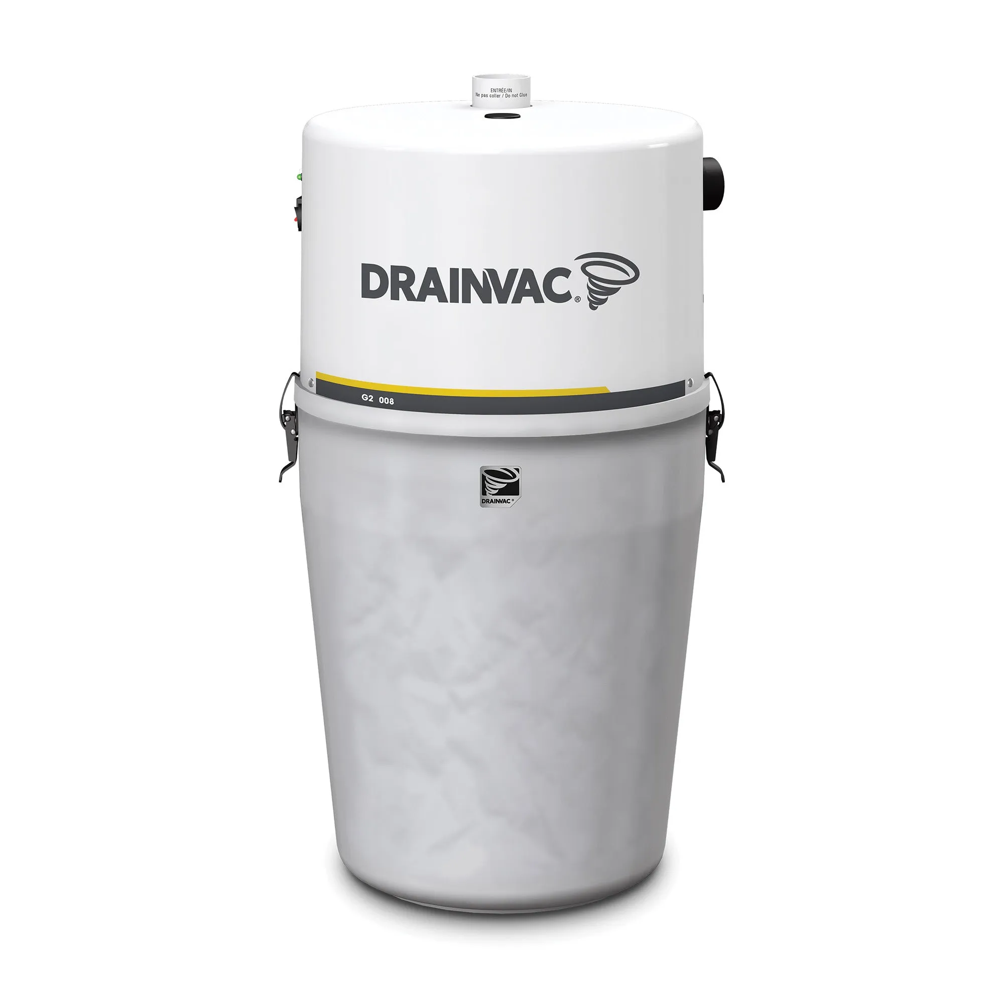 DrainVac G2-008 Central Vacuum Cleaner | 800 Air Watts Motor | Basic Electric Package