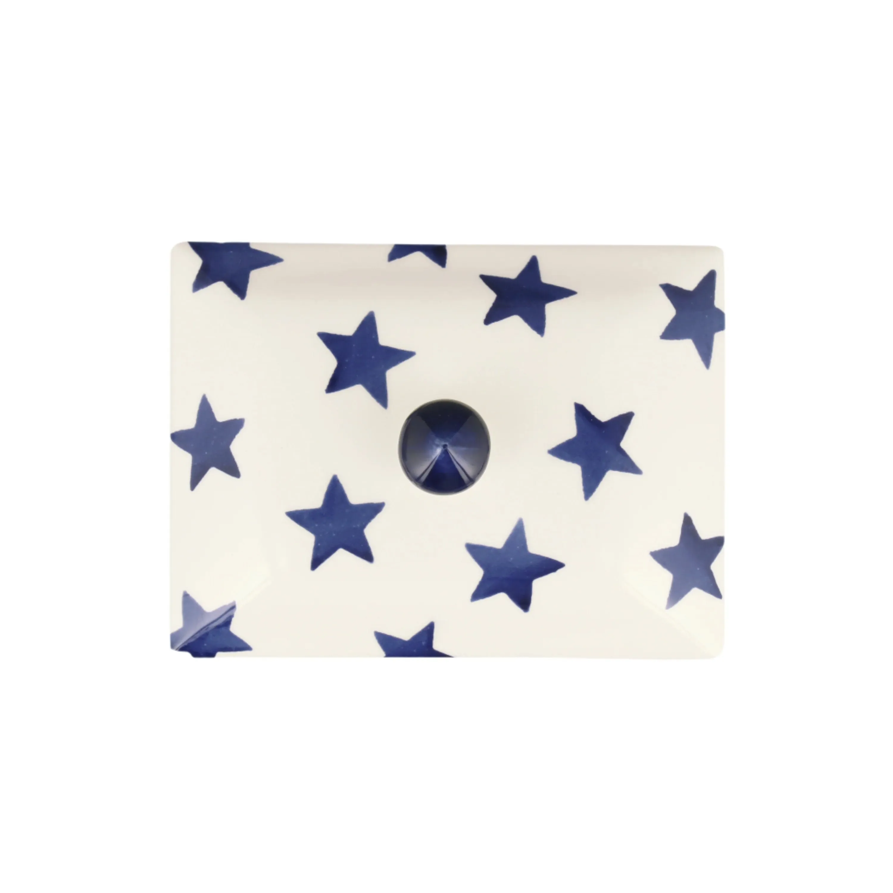 Emma Bridgewater Blue Star Small Butter Dish
