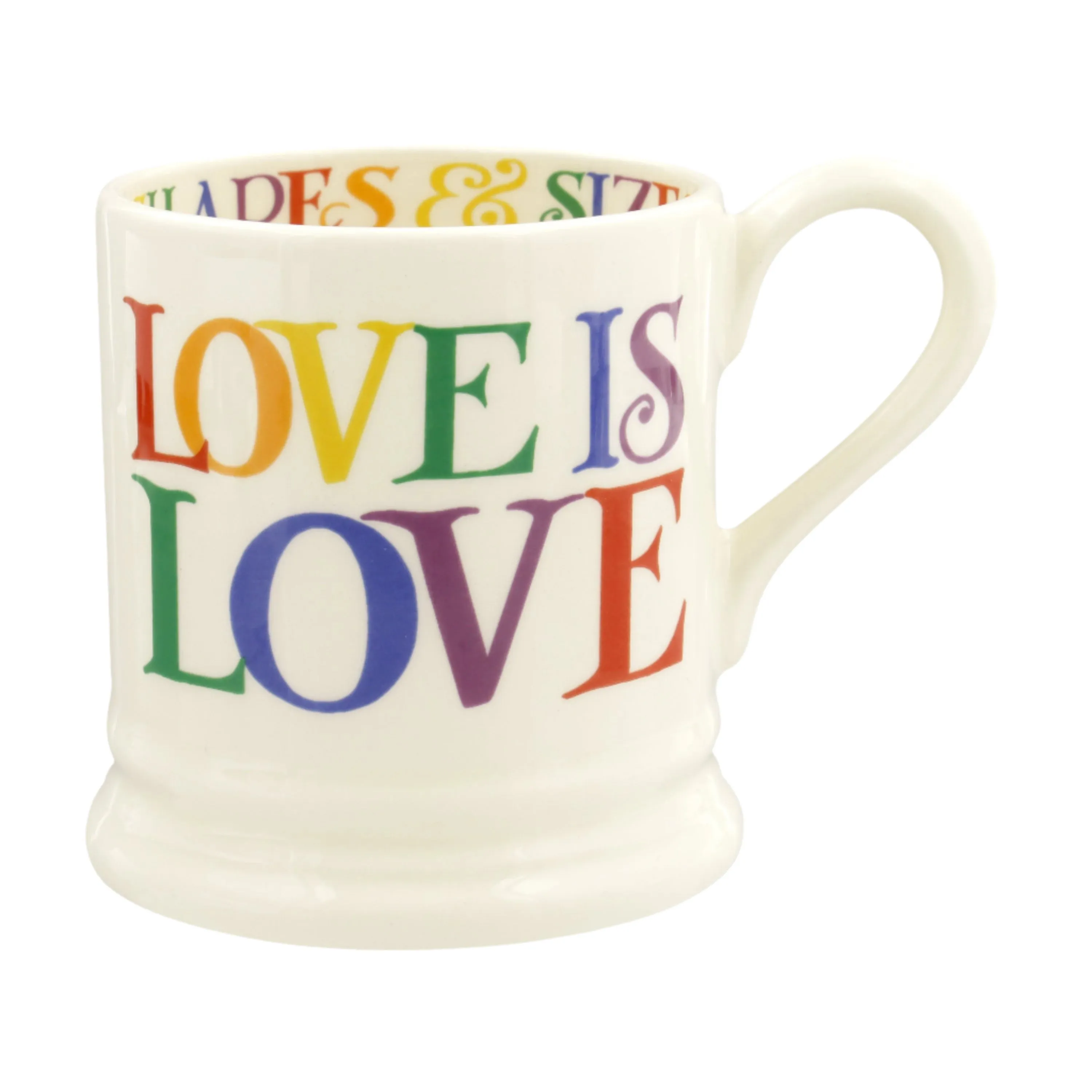 Emma Bridgewater Love is Love Half Pint Mug