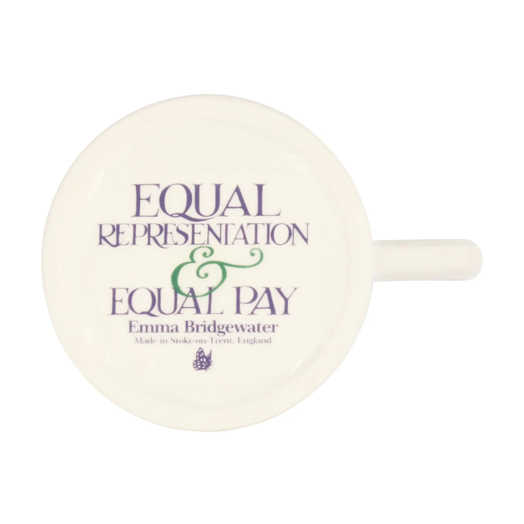 Emma Bridgewater Purple Toast Change Our World Half Pint Mug