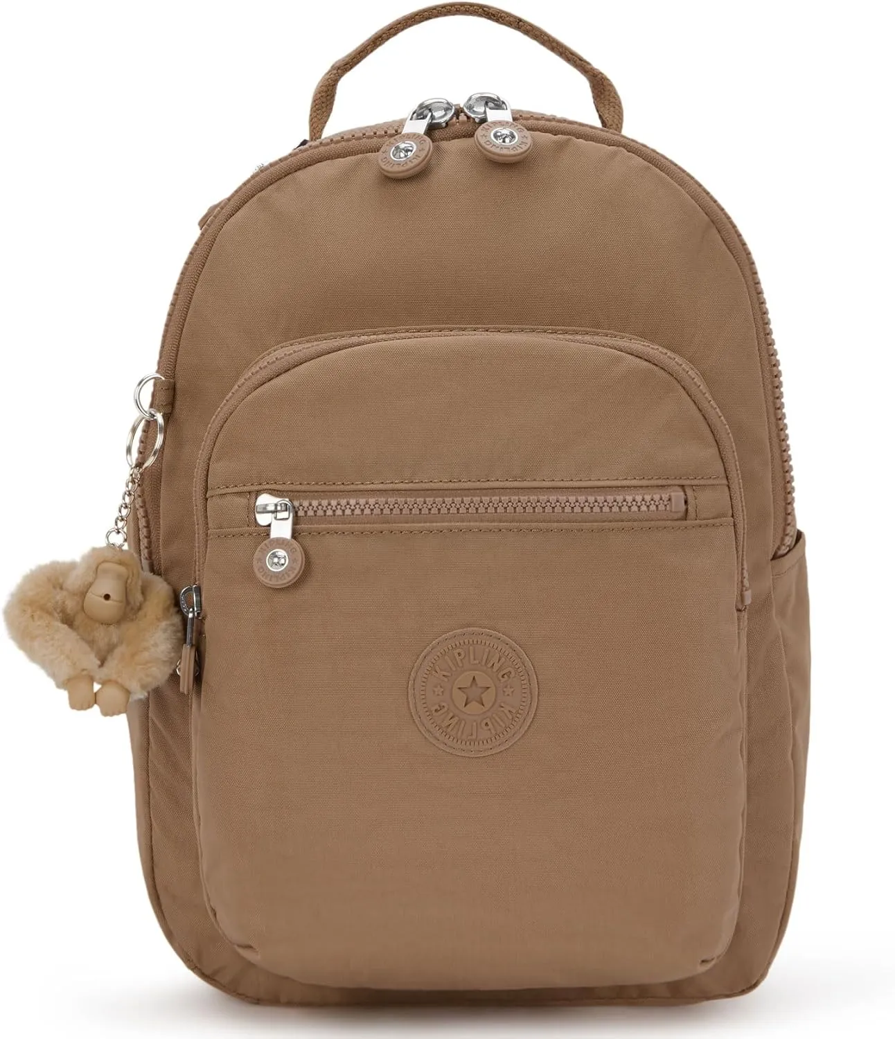 Kipling Seoul Small  Nylon Tablet Backpack Early Tan EndofWeek Deals