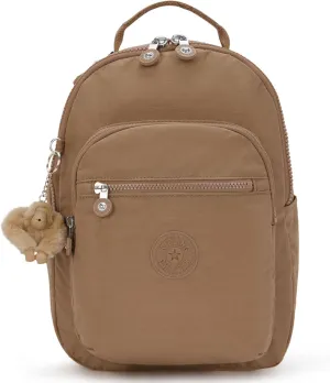 Kipling Seoul Small  Nylon Tablet Backpack Early Tan EndofWeek Deals