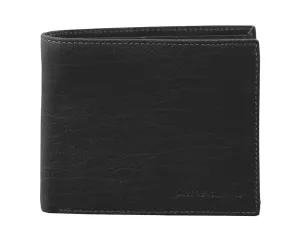 Pierre Cardin - Pc2816 Rustic Leather Mens Wallet - Black Trending Today Steal Today Only Hot Sale