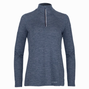 Today Only Offer Women'S Clima-Tek Zip-T - Nightfall Heather