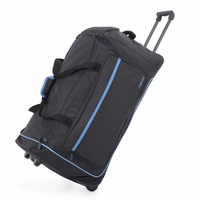 Steal the Deal Now Today Only Savings Paklite - Pa30 76Cm 110Lt Duffle On Wheels - Black/Blue