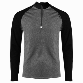 Mens Micro-Elite Chamois Zone Zip-T - Granite/Black Hot Sale Frenzy
