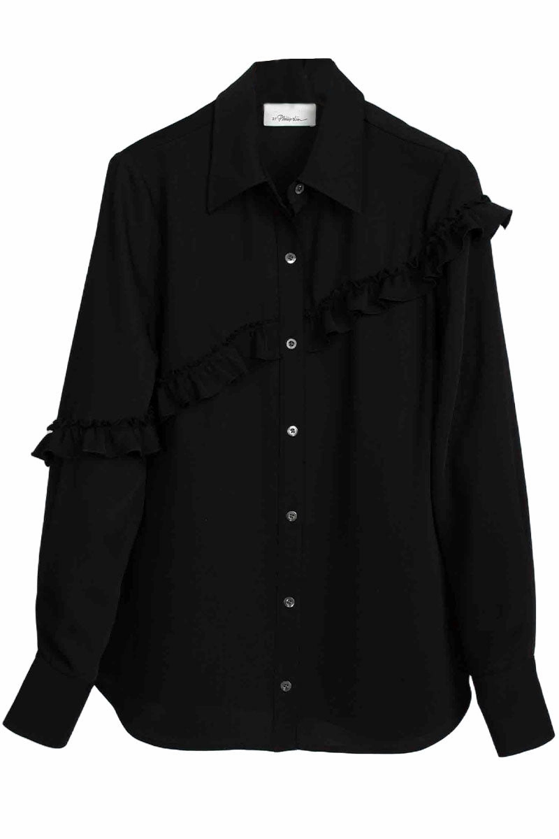 Shop the Savings Clearance Event Alert Ruffle Shirt