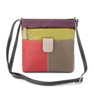 Franco Bonini - 12-242 Ladies Small Leather Shoulder Bag - Redmulti Weekend Specials
