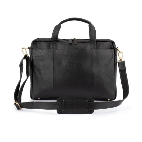 Franco Bonini - 15-0024Bfk 2 Handle Leather Briefcase W Shoulder Strap - Brown Instant Hot Deal Clearance Steal Today