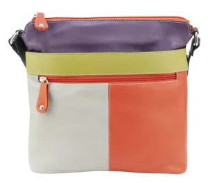 Trending Now Offer Hot Deals Today Franco Bonini 1795 Orange/Multi Ladies Handbag