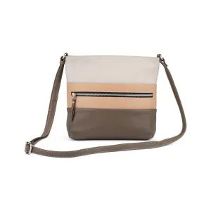 Special Savings Today Special Price Today Franco Bonini - 21-0022 Leather Long Strap Square Handbag - Bone/Multi