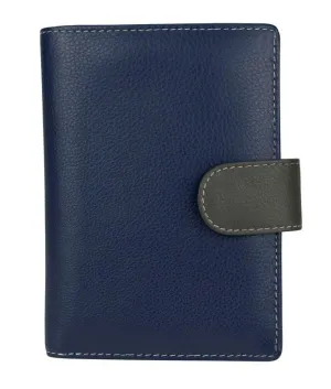 Instant Savings Inside Franco Bonini - 2907 Blue/Multi Leather Wallet